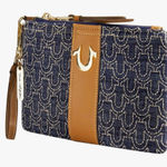 True Religion  Women's Mini Wallet, Small Compact Quilted Clutch Pouch Photo 0