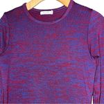 Rag and Bone  Women’s Size S Red Blue Space Dye Slim Longsleeve Knit Top Shirt Photo 7