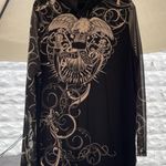 Harley Davidson Shirt Sheer Sleeves Mock Turtle Neck Pig Trail Arkansas Black Size undefined Photo 0