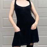 Bebe Y2K Vintage Whimsigoth Knit Babydoll Alternative Grunge Mini Tank Dress S Photo 1