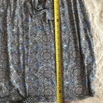 Dana Buchman ‎ Women's Size L blue Summer Sleeveless Faux Wrap midi Dress Photo 4