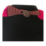 Retro 80s Retro Inspired Countless Strands Of Vivacious Pink Seed Beads Necklace Photo 6