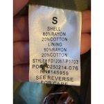 Dress Forum Dress Women Small Green Floral Paisley Elaina Button Down Shirt Mini Photo 10