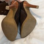 Colin Stuart sz8.5 side zip lace up front 5” heel suede boots EUC minimal wear Photo 10