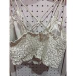 Zenana Outfitters White Lace Criss Cross Strappy Bralette Crop Top Plus Size 1X Photo 3