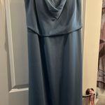 Revelry Bridesmaid Dress Blue Size 18 Photo 0