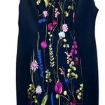 Connected Apparel Women’s  Embroidered Black Dress. Sz 12. EUC Photo 0