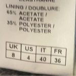 Peter Pilotto Black Green White Floral Midi Pencil Skirt Women’s Size 4 Small US Photo 5