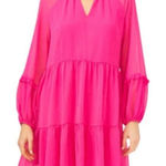 Vince Camuto  Ladies Three Tier Mini Dress Arresting Orchid Size Photo 0