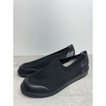 David Tate Social‎ Black Knit Shoes Size 10 Leather Lining Fabric Loafers NEW Photo 1