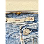 Levi's NWT  Wedgie High-Waisted Straight Leg Distressed Mom Jeans Blue Women's 25 Photo 5