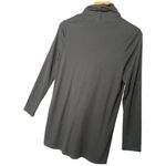 J.Jill Pure Jill Drape Wrap Scarf Convertible Cardigan Long Sleeve Black M Photo 10