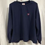 Sundry 32. Heart Drapey Sweatshirt SIZE 2 MEDIUM/ PTP:22”/LENGTH:25” Photo 4