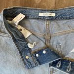 PacSun high rise straight jeans light wash buttonfly distressed Women’s size 25 Photo 8