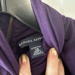 Banana Republic  Deep Purple Cowl Neck Blouse Photo 2