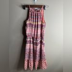 Love, Fire dress size xs geometric print fitted at the waist Photo 4
