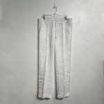 Michael Stars  White Linen Drawstring Pants Sz M Photo 1