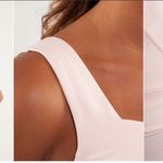 Lululemon RUN TAME ME TANK PARFAIT PINK LIGHT BABY DRAWSTRING SLEEVELESS top Photo 3