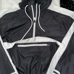 Adidas Cropped Windbreaker Black Photo 3