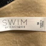 Cacique Plus Size SWIM Black White Gingham Tankini Swimsuit Size 18 EUC #1125 Photo 7