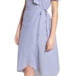 BP Nordstrom .  Preppy Striped Ruffle Dress M Photo 1