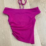The Wolf Gang Beaded Halter Top Flor Size S Magenta Pink Photo 3