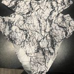 SheIn Womens Black and White Two Piece Bathing Suit Bikini 2XL Tube Top Strapless Photo 1