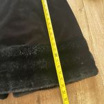 Hudson’s Detroit  Black Faux Fur Coat | Vintage Long Overcoat | Made in England S Photo 9