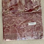 NEW Scarf Wrap 100% Pashmina Gold Dark Red Tassles Luxury Shrug SEALED Photo 3