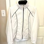 Three Hearts Windbreaker Jacket in White with Black Trim Size XL Photo 0