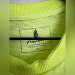 free people movement bright neon yellow sleeveless top muscle boot camp S Photo 2