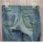 Ernest Sewn No 23 Bootcut Stretch Distressed Med Rise Jeans Woman’s Size 27 Blue Photo 5