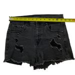 Aeropostale High Waisted Aero Cheeky Jean Shorts Size 8 Cut Off Stretch Photo 4