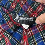 Requirements Vintage  Plaid Midi Skirt Size 9/10 Blue Red Green Elastic Waist Photo 4