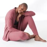 True & Co Women's Any Wear Open Cardigan size Small NWT crushed berry (b34.5) Red Photo 3