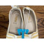 Mad love  Shoes Womens 7 Lilliana Slip On Canvas Yellow Striped Target NWT Photo 1