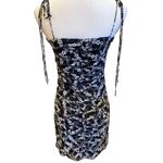 ASOS Bailey Rose Black White Floral Mini Dress L Photo 3