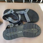 Teva  Strappy Sandal in Floral Print Blue Black Size‎ 8 Photo 0