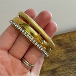 Monet Vintage  Avon Goldtone Bangle Bundle x3 Photo 4