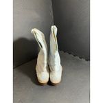 Los Altos Ostrich Cowboy Boots Light Blue Western Womens Size 9.5 Rodeo Leather Photo 6