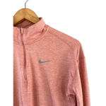 Nike  Di-Fit Quarter Zip Jacket Long Sleeve Size Small Orange Activewear Pullover Photo 5