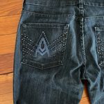 7 For All Mankind Jean Size 28 A Pocket Flare Cross Stitch Photo 6