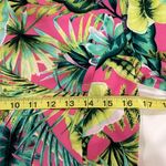 Tommy Bahama Tropical floral mock neck vented pocket half-zip UPF 50 long sleeve golf shirt Photo 4