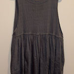 Free People  Charcoal Sleeveless Top Photo 0