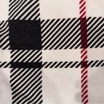 Colsie Plaid Cropped Crewneck Sweatshirt White Size M Photo 5