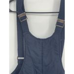 Vintage Ski/Snow Trails Snow Bib Overalls Pants Women's Size 14 Black Nylon Blue Photo 7