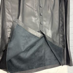 Eloquii Black Faux Leather Pencil Skirt Stretchy Size 22 Photo 8