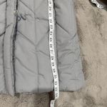 Vtg Saxton Hall Women's Quilted Puffer Coat Medium Gray Hooded Jacket Made Korea Photo 5