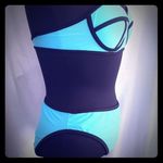 Strapless teal bikini size 34B Blue Size M Photo 1