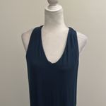 Athleta  Petite Dark Blue Getaway Knit Maxi Dress Sz MP Photo 2